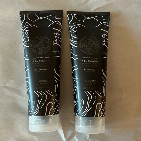 NEW and unopened 2 Tribal Chocolate cleansing hair treatments Tweak'd by Nature - Picture 1 of 7